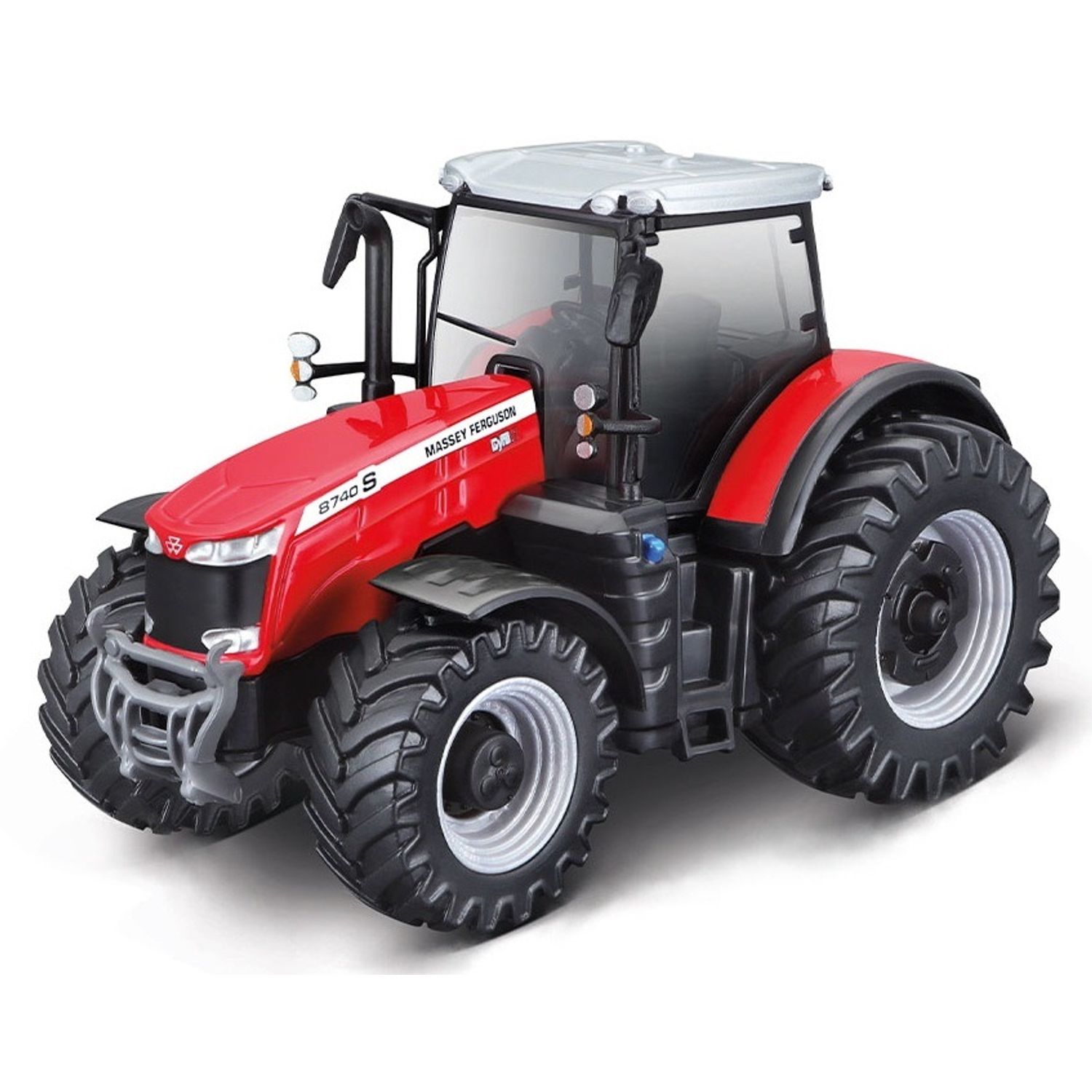 Macheta auto Bburag Massey Ferguson 8740S, 1:32, rosu fotografia produsului View 2 L
