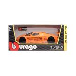 Macheta auto Bburago Maserati MC12 portocaliu, 1:24 fotografia produsului View 4 S