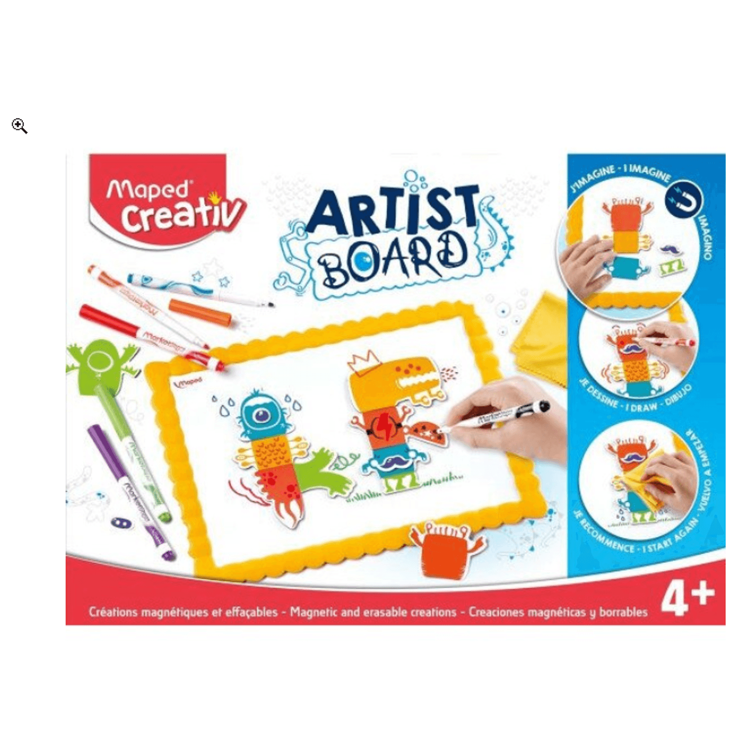 Set Creativ, Artist Board, monstrii, Maped fotografia produsului View 2 L