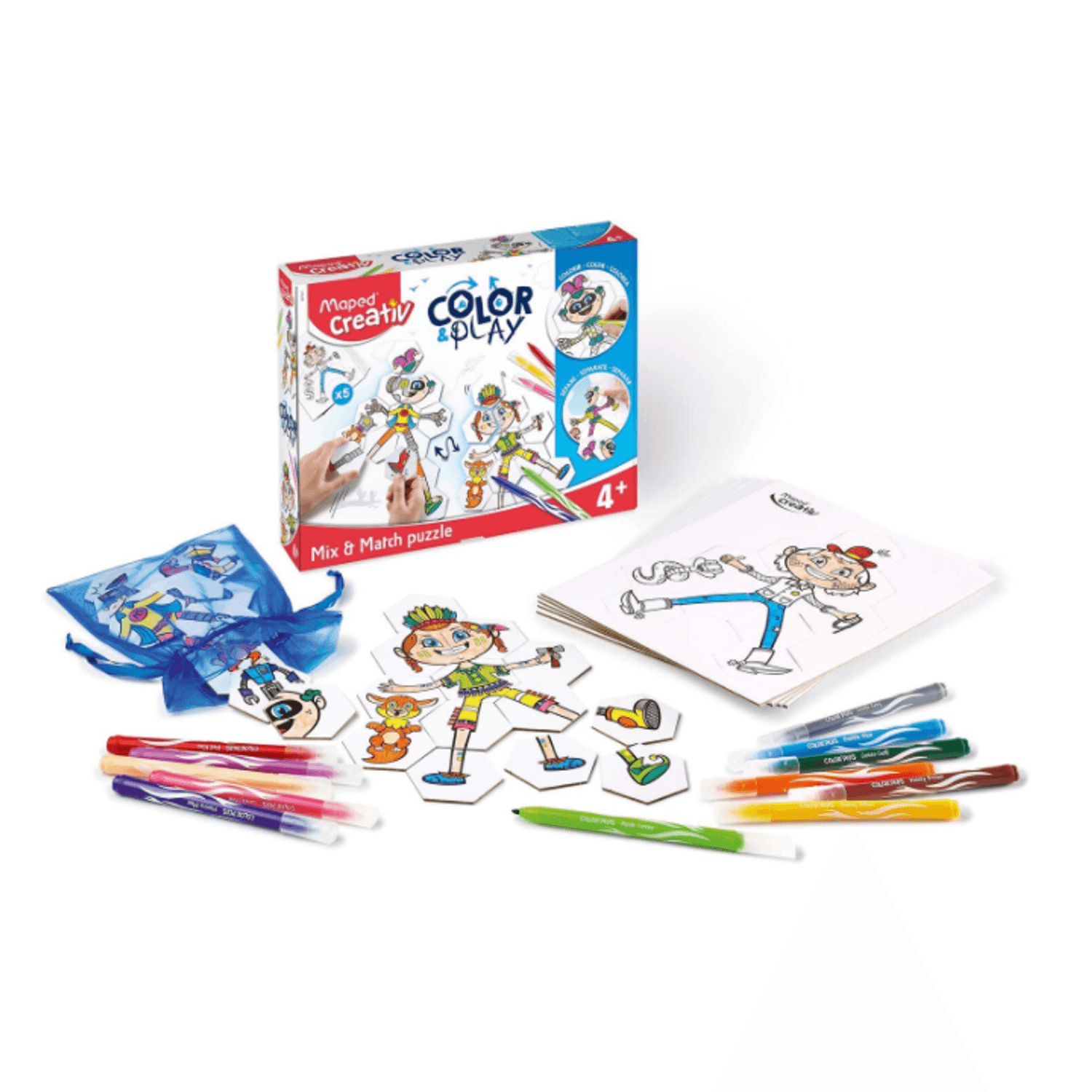 Set Creativ, ColorPlay, puzzle, Maped fotografia produsului