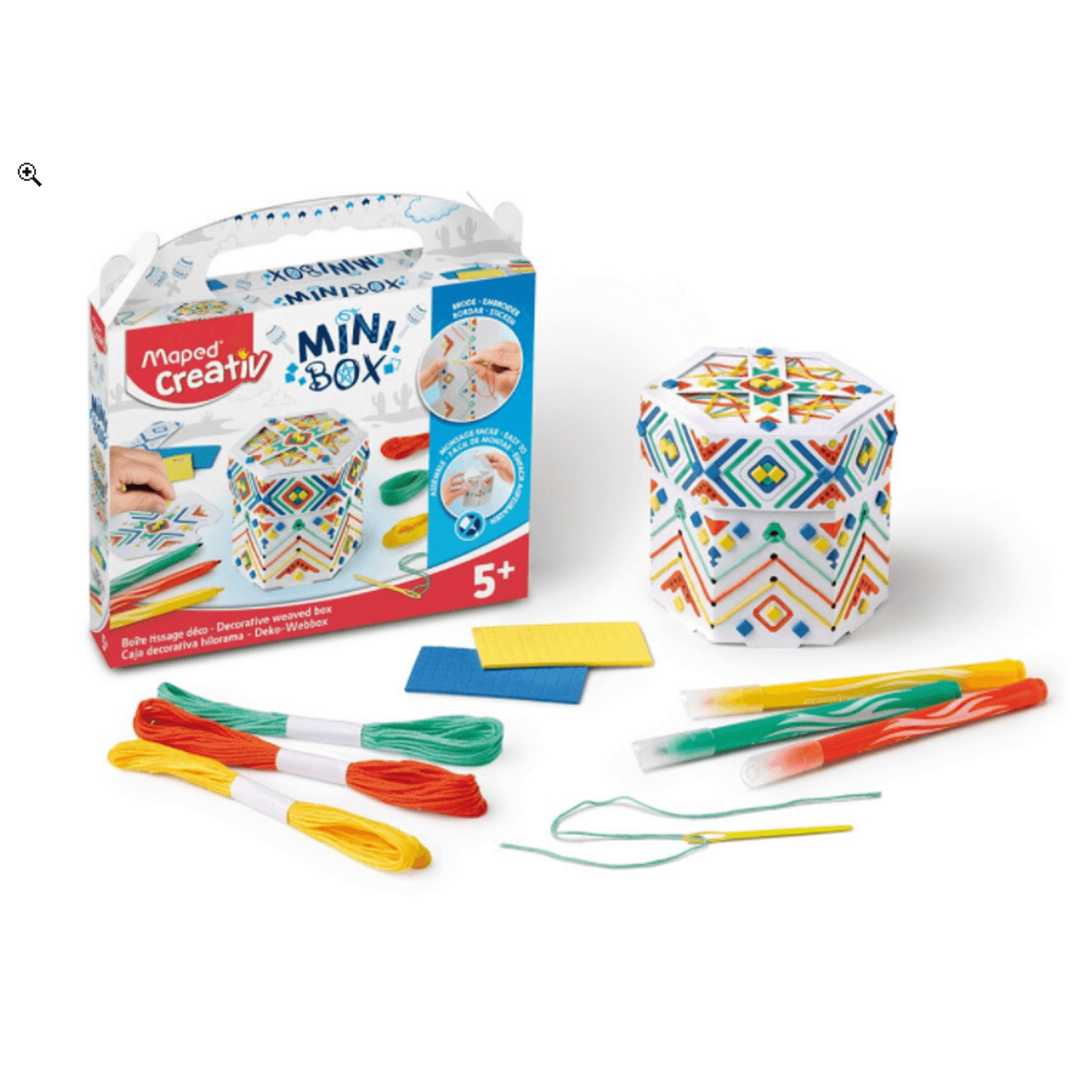 Set Creativ, Mini box, cutie crosetata, Maped fotografia produsului View 2 L