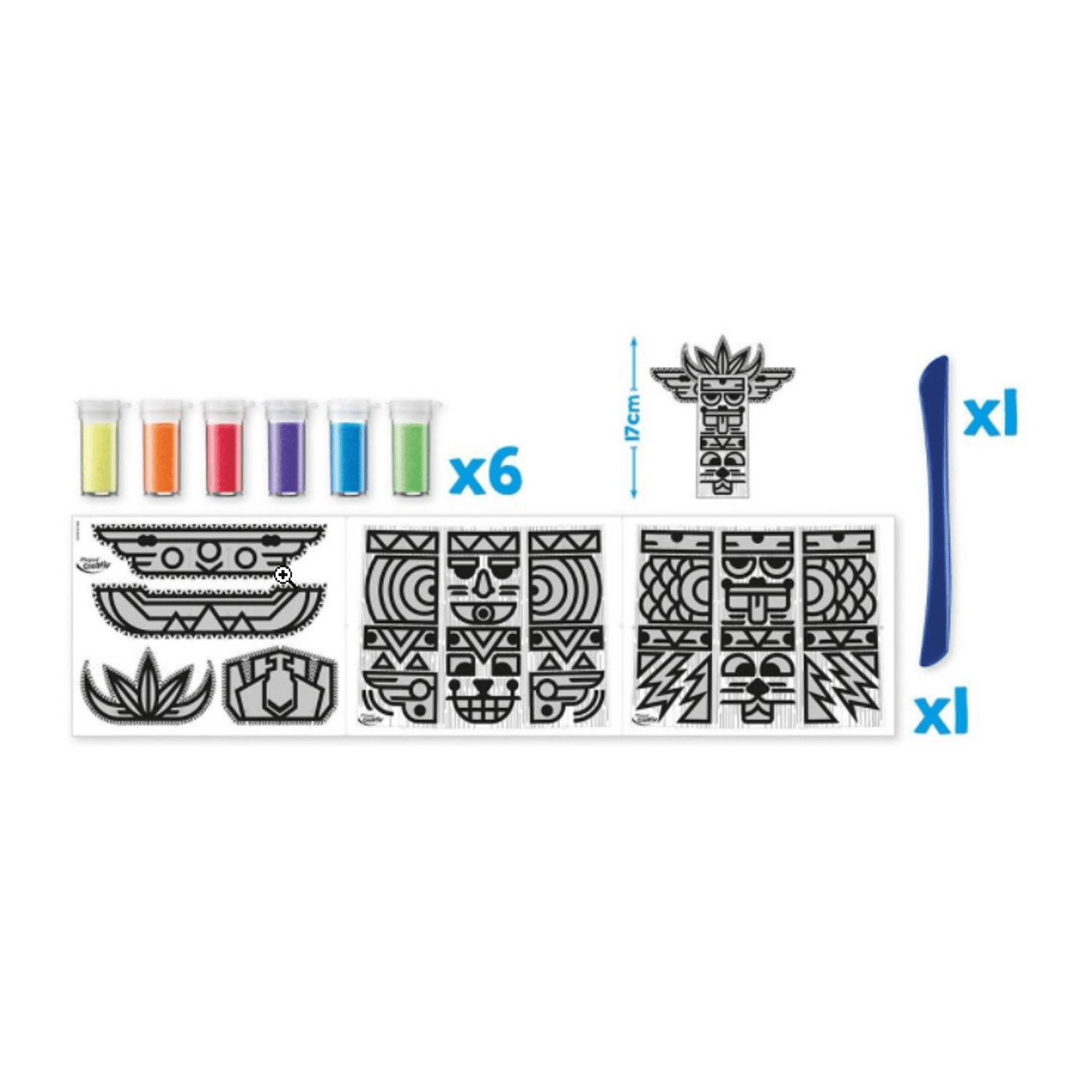 Set Creativ, Mini box, nisip colorat, Maped fotografia produsului