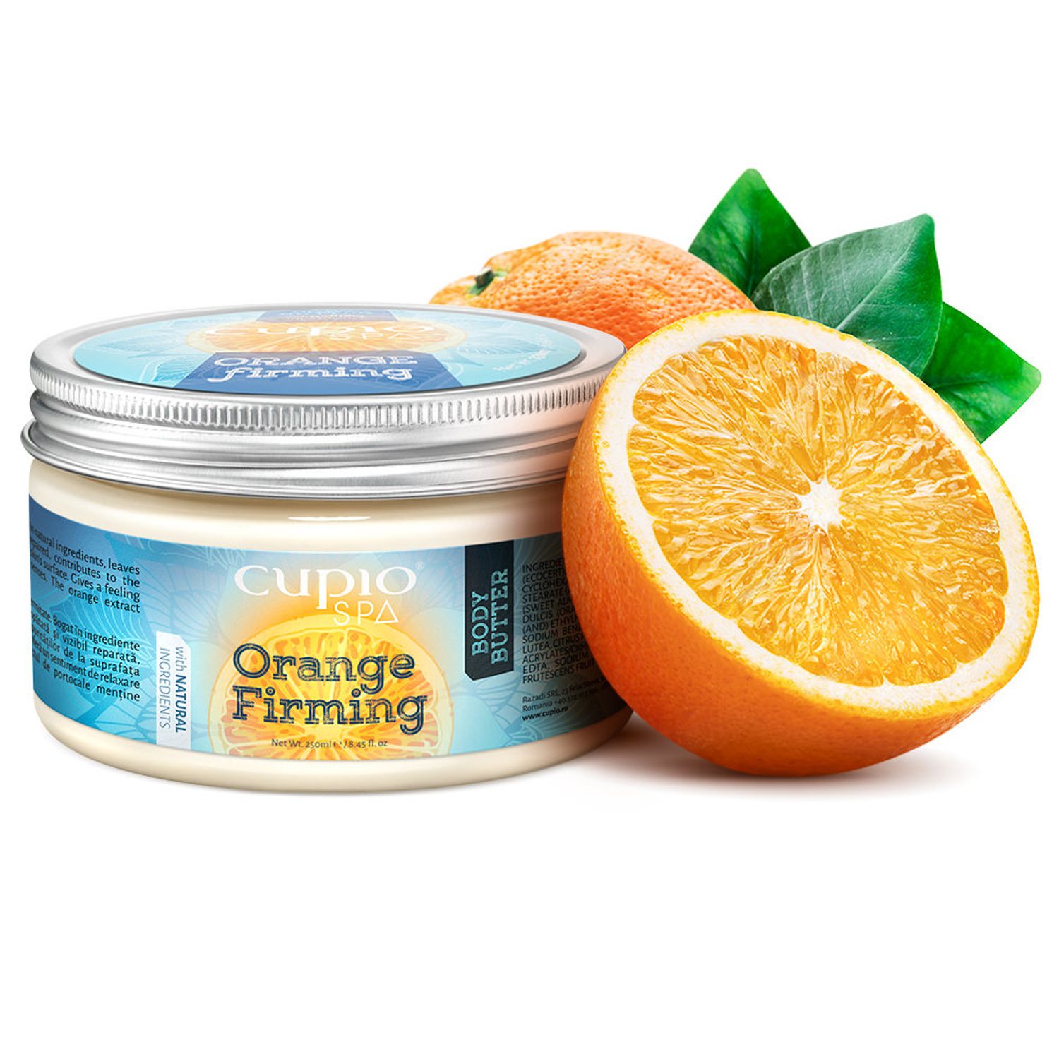 Unt de corp Organic Cupio SPA - Orange Firming 250ml fotografia produsului View 2 L