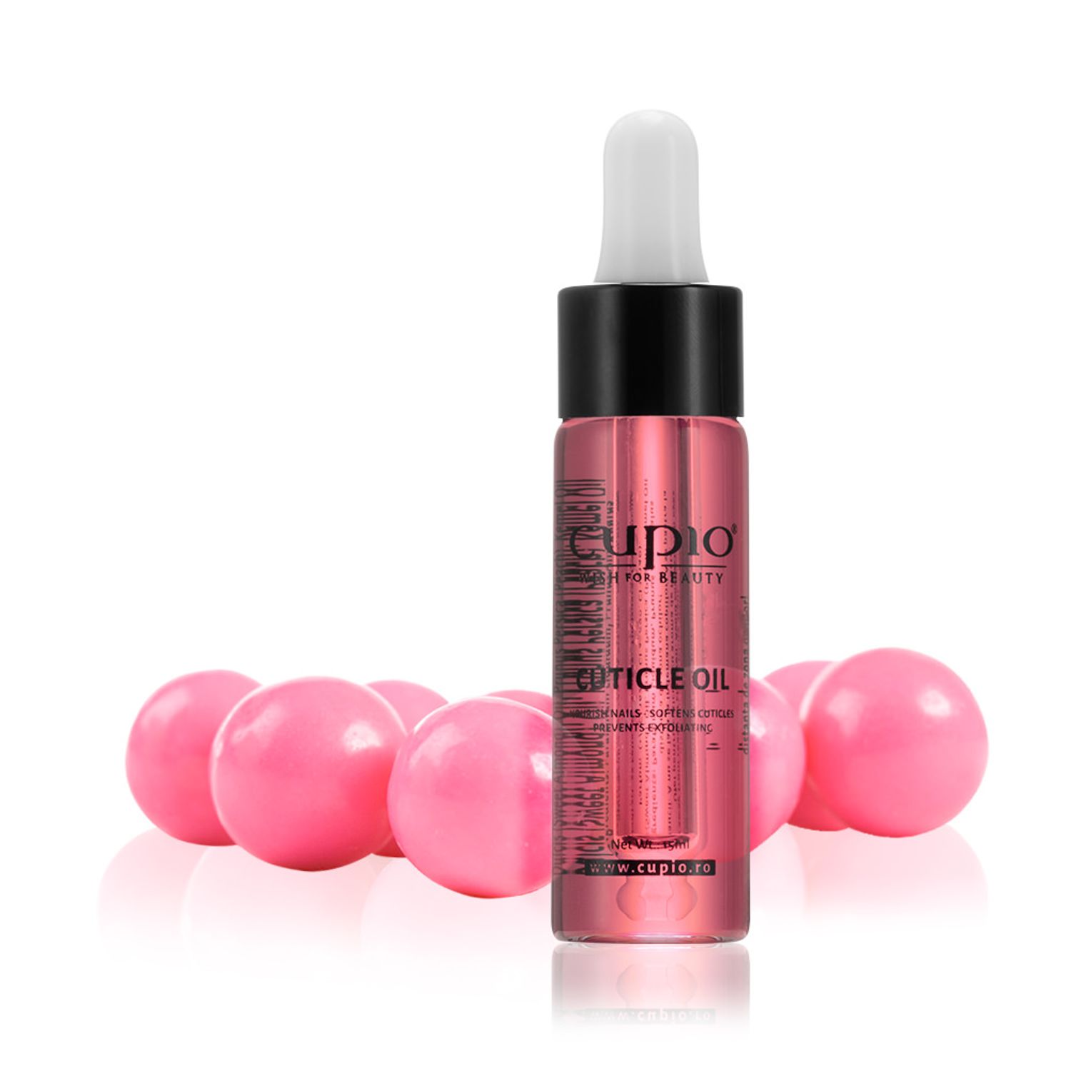 Ulei cuticule cu pipeta Bubble Gum 15ml fotografia produsului