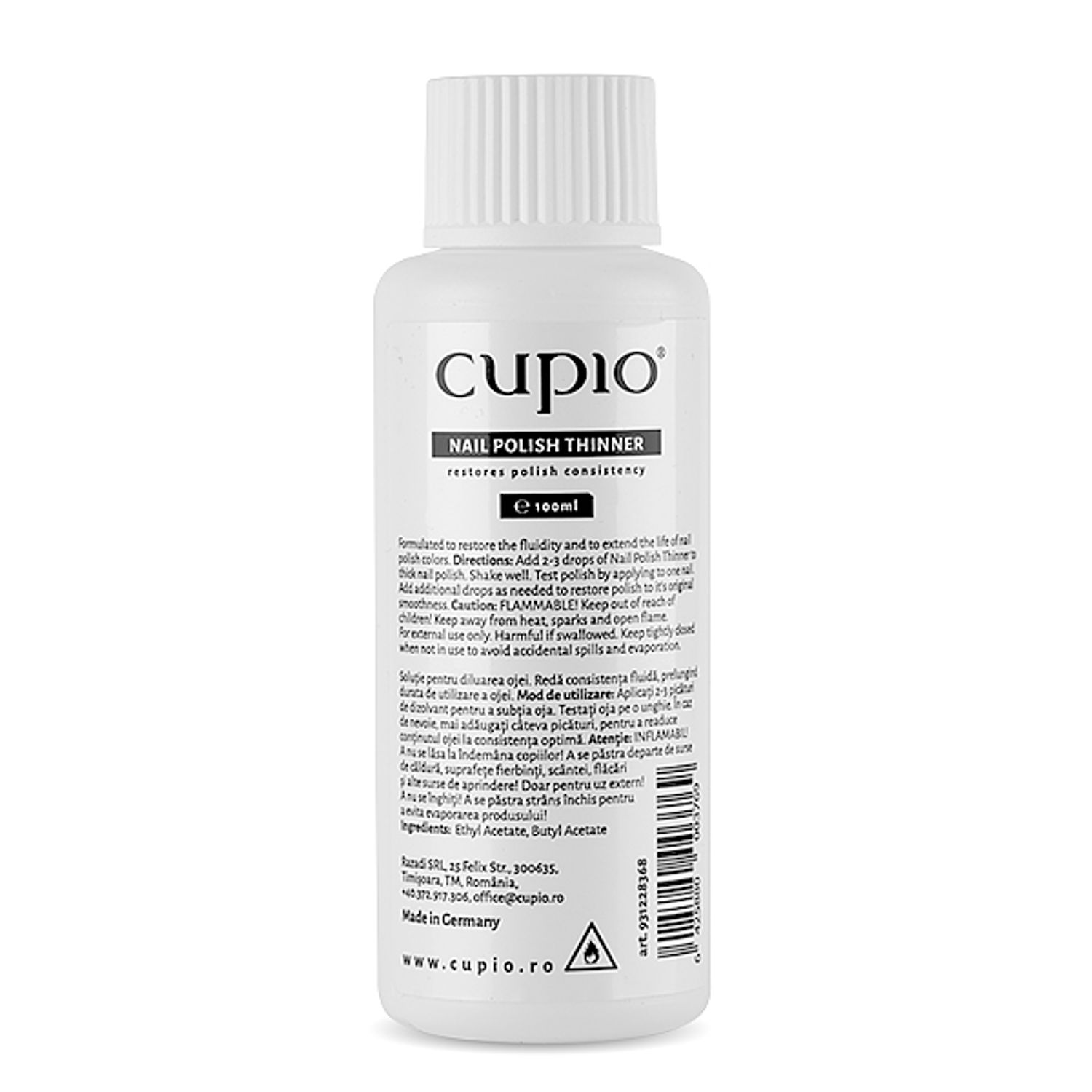 Solutie pentru diluat ojele 100 ml fotografia produsului
