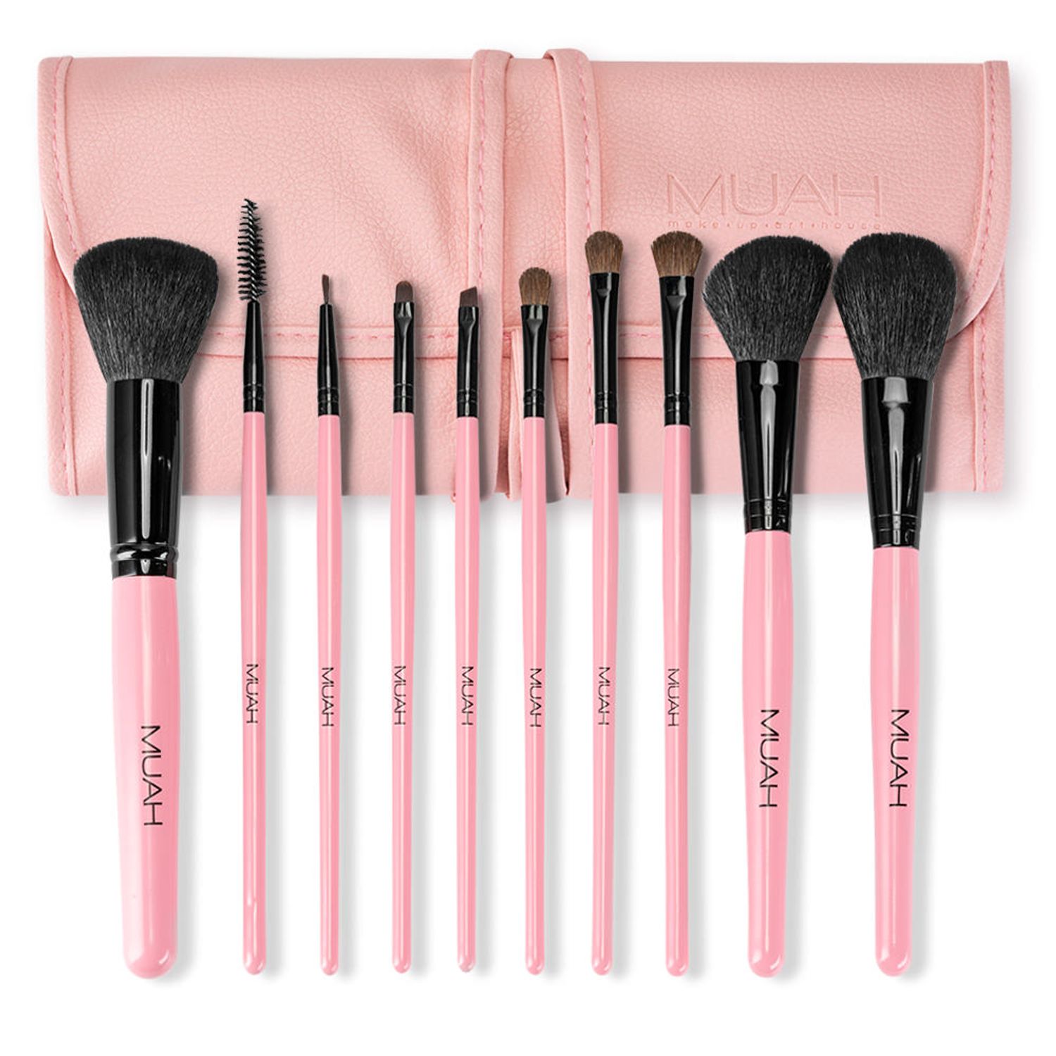 Set 10 pensule make-up MUAH fotografia produsului View 3 L