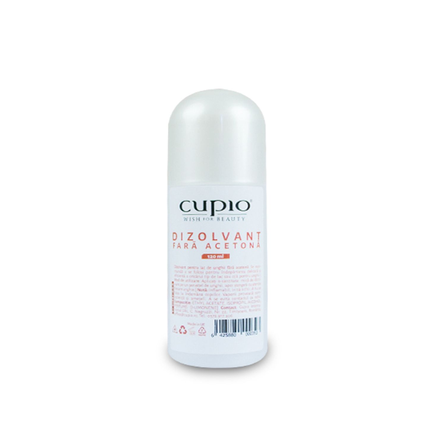 Dizolvant fara acetona Cupio 120ml fotografia produsului