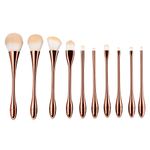 Pensule machiaj Pretty in Gold set 10 fotografia produsului View 3 S