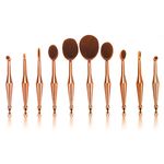 Set 10 pensule ovale de machiaj fotografia produsului