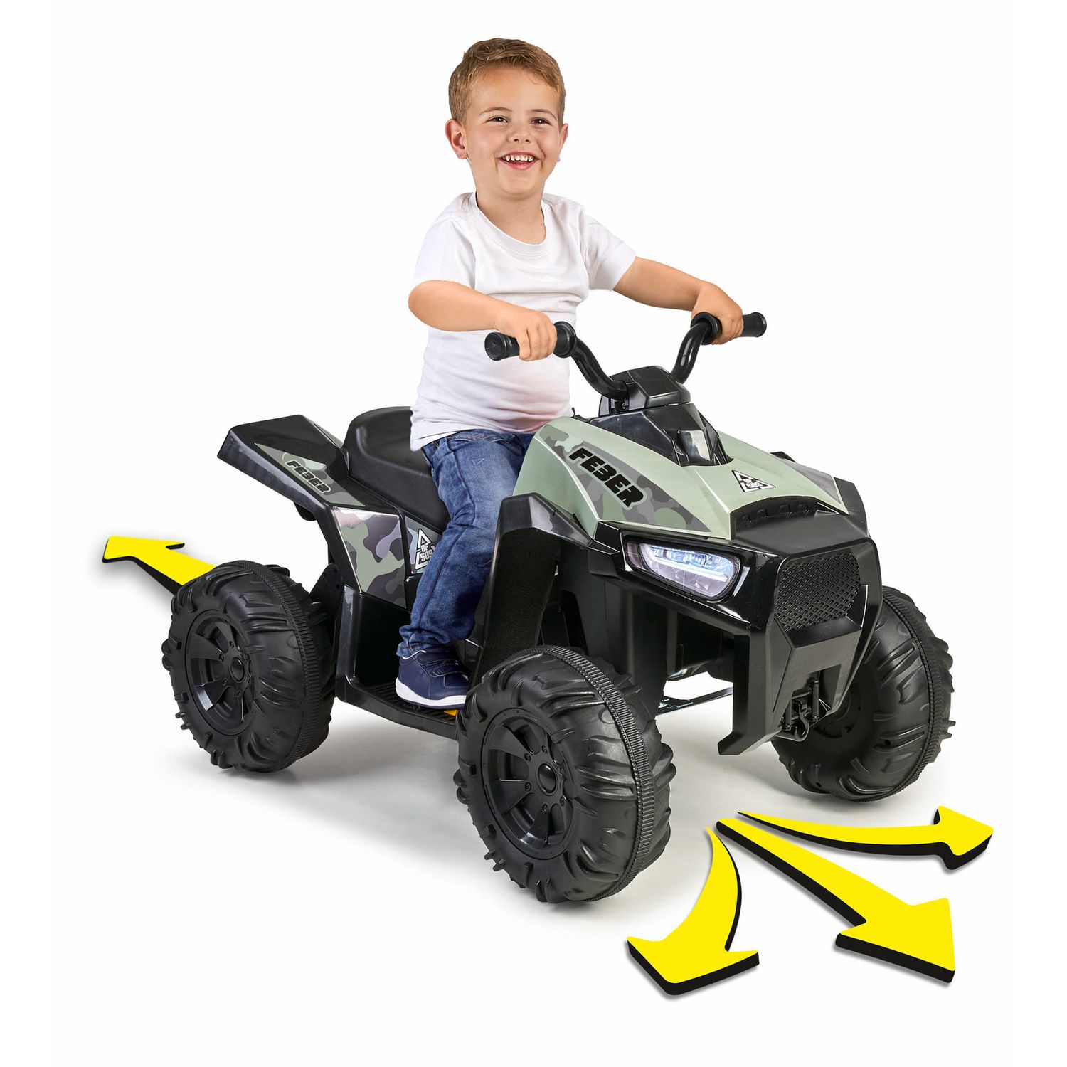 Quad Feber, electric, pentru copii, 12541 fotografia produsului View 7 L