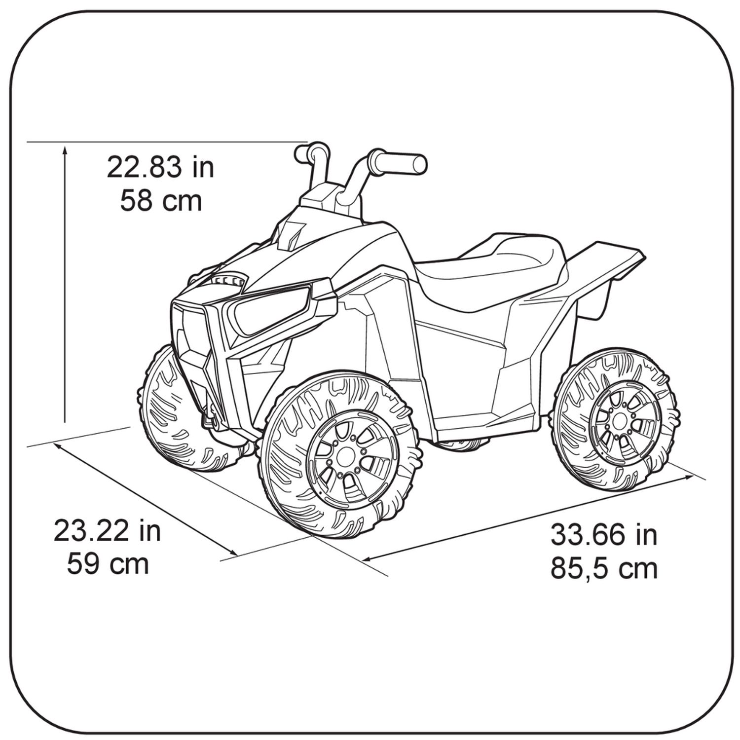 Quad Feber, electric, pentru copii, 12541 fotografia produsului View 2 L