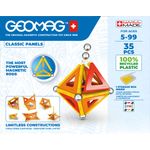 Joc magnetic Geomag classic panels green 35 piese fotografia produsului