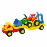 Camion Mochtoys Transportor de Tractoare Multicolor fotografia produsului