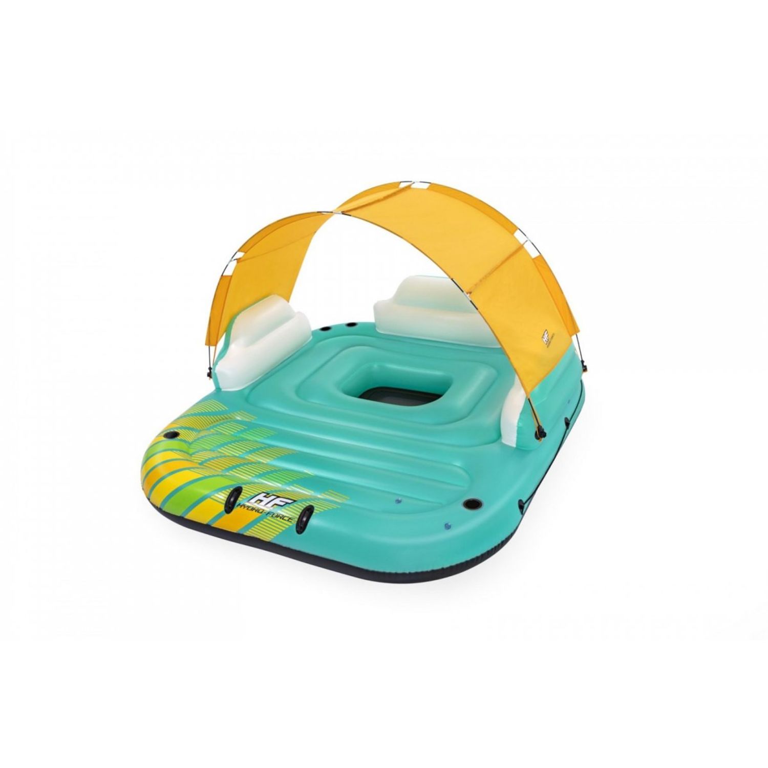 Insula plutitoare Bestway gonflabila cu parasolar, verde fotografia produsului