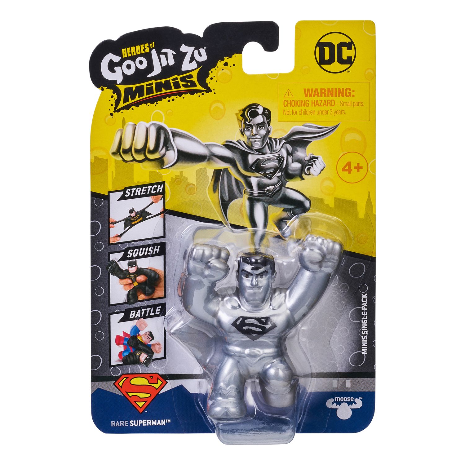 Figurina Goo Jit Zu, minis silver Superman fotografia produsului