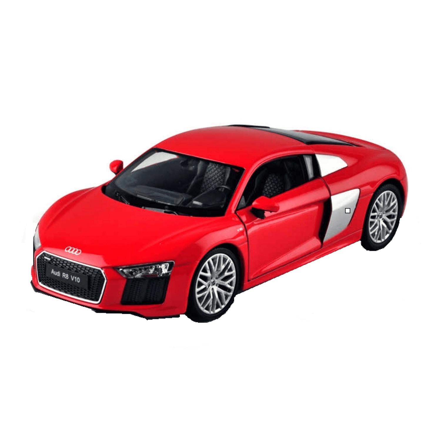 Macheta auto 2016 Audi R8 Coupe V10, rosu 1:24 Welly, 24065 fotografia produsului