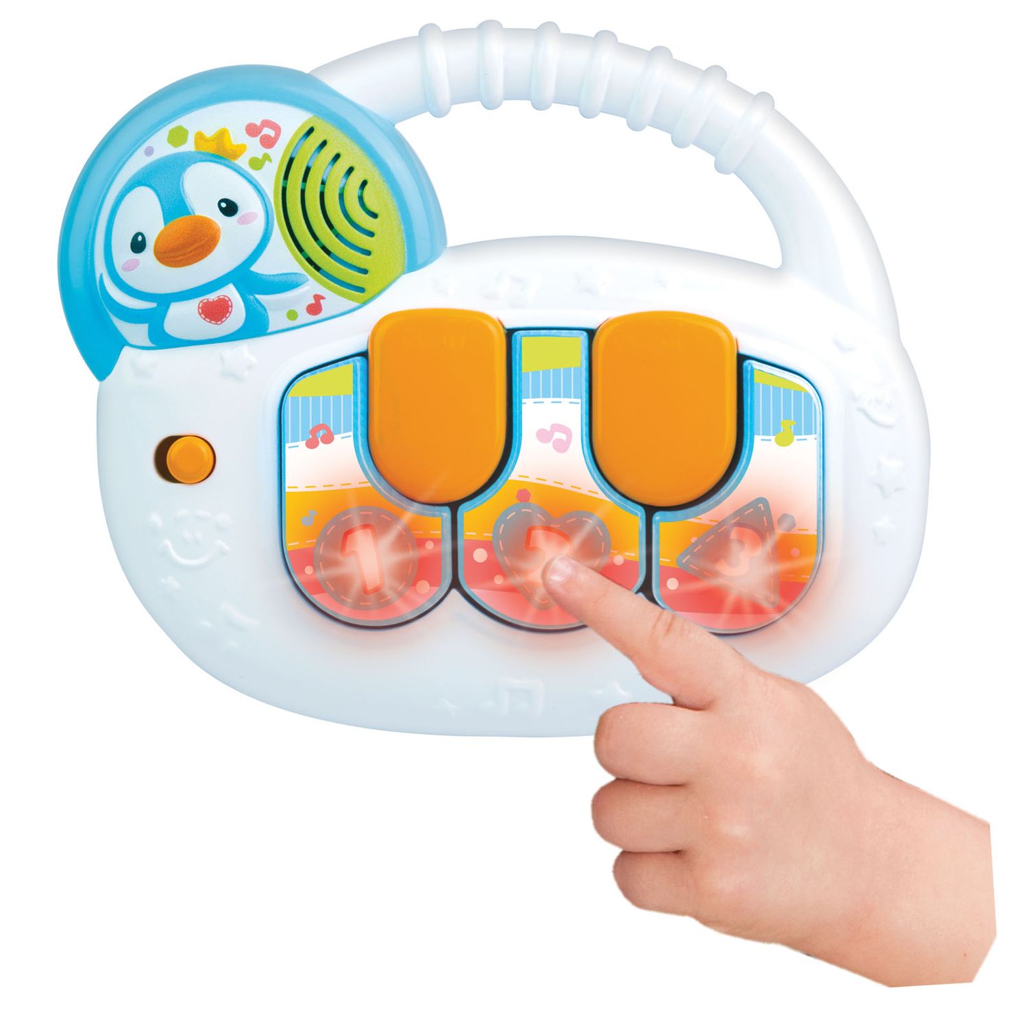 Jucarie pian pinguin pentru bebelusi, Winfun, 1804 fotografia produsului View 4 L