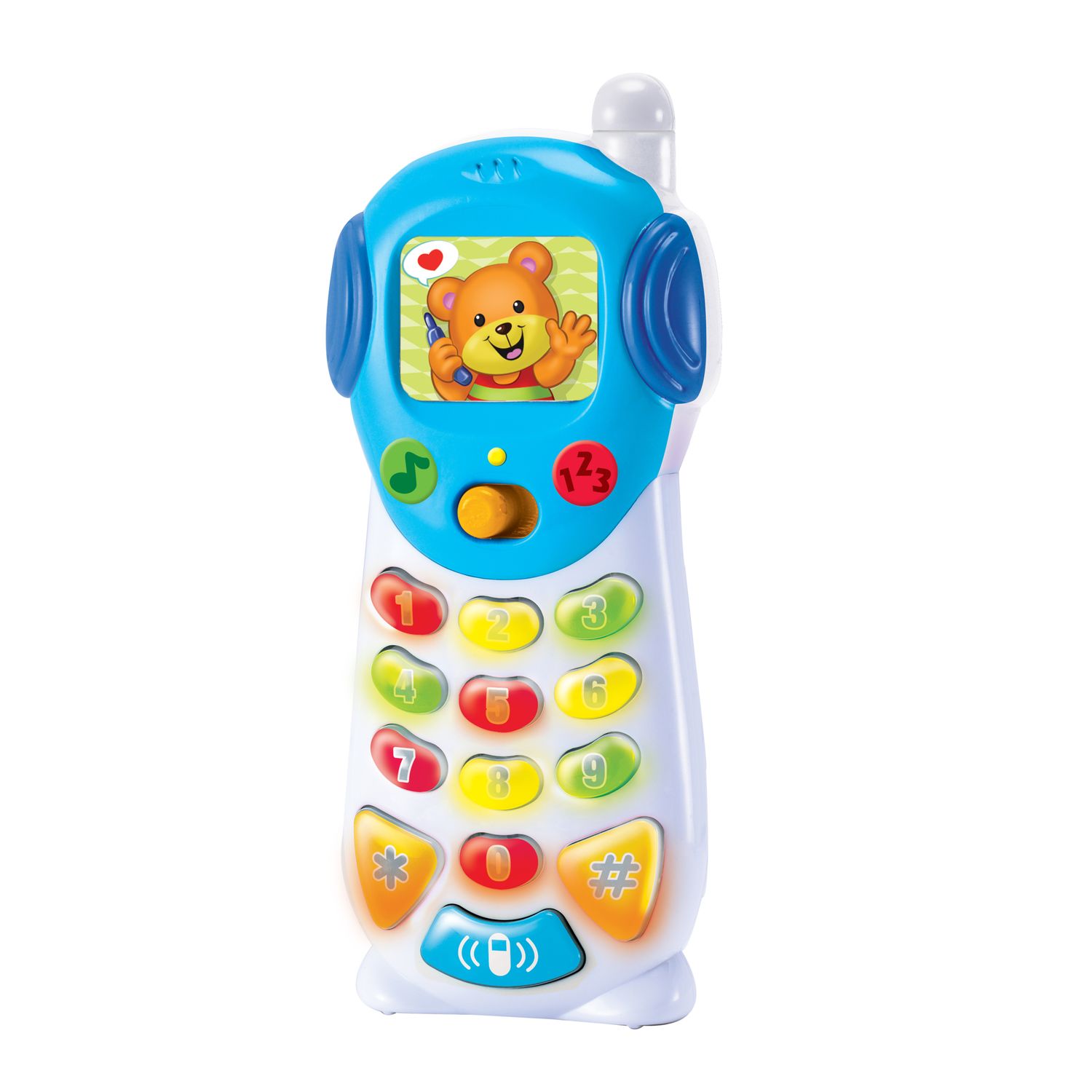 Telefon pentru bebelusi Winfun, cu lumini si melodii preprogramate, WF 0619 fotografia produsului View 2 L
