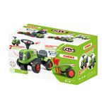 Tractoras fara pedale cu remorca Falk Claas Verde fotografia produsului View 2 S