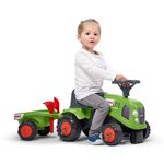 Tractoras fara pedale cu remorca Falk Claas Verde fotografia produsului View 3 S