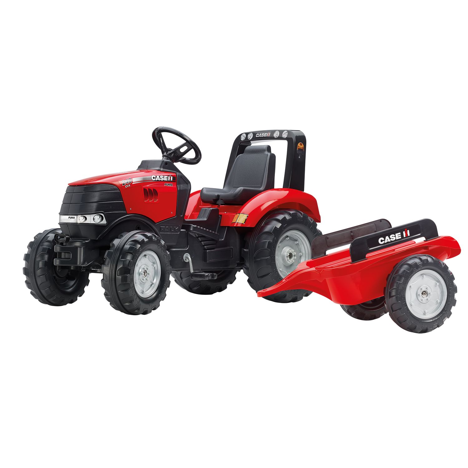 Tractor cu trailer Care Falk rosu fotografia produsului