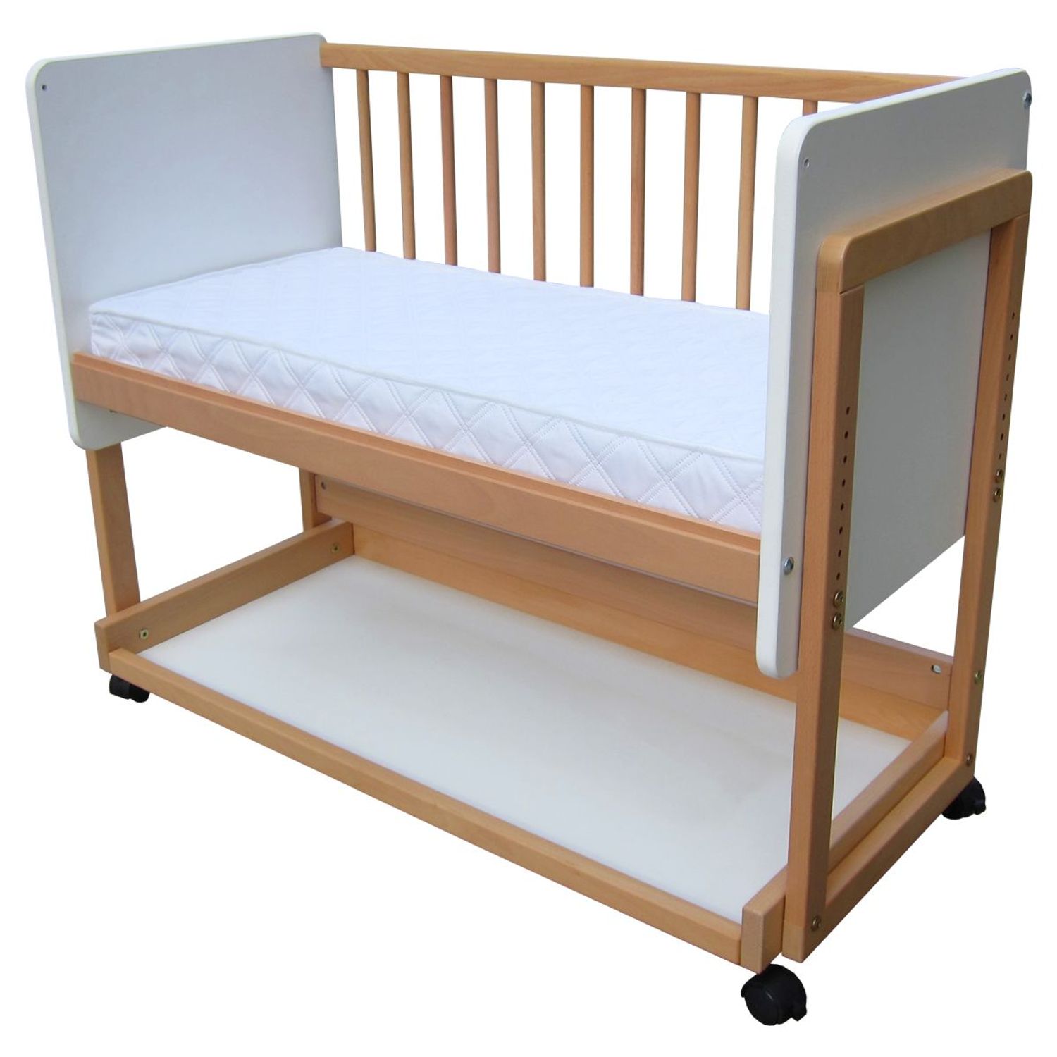 Patut Cosleeper 3-in-1, 99x68x95, Primii Pasi, PL09 fotografia produsului