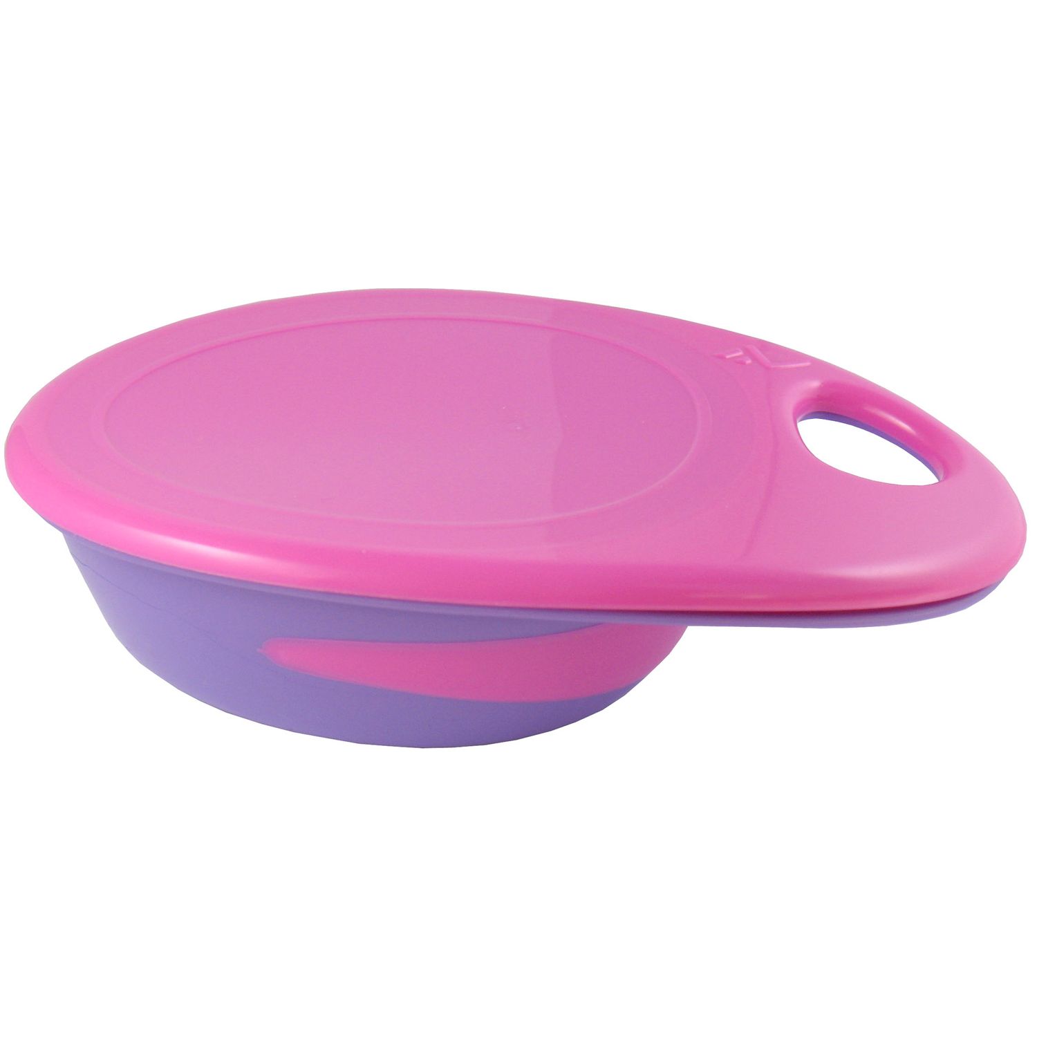 Bol hranire, capac etans, suprafete aderente, Primii Pasi, Roz fotografia produsului