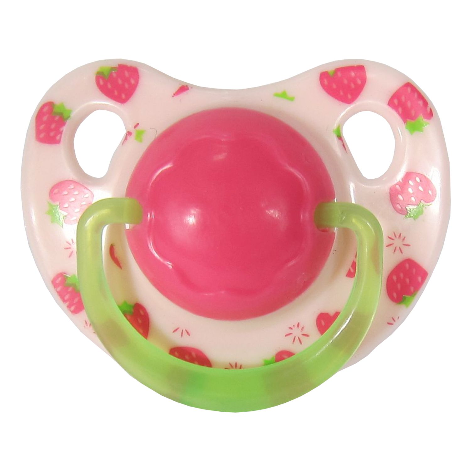 Suzeta silicon ortodontica decorata, 0L+, R0336 capsuni, Primii Pasi fotografia produsului