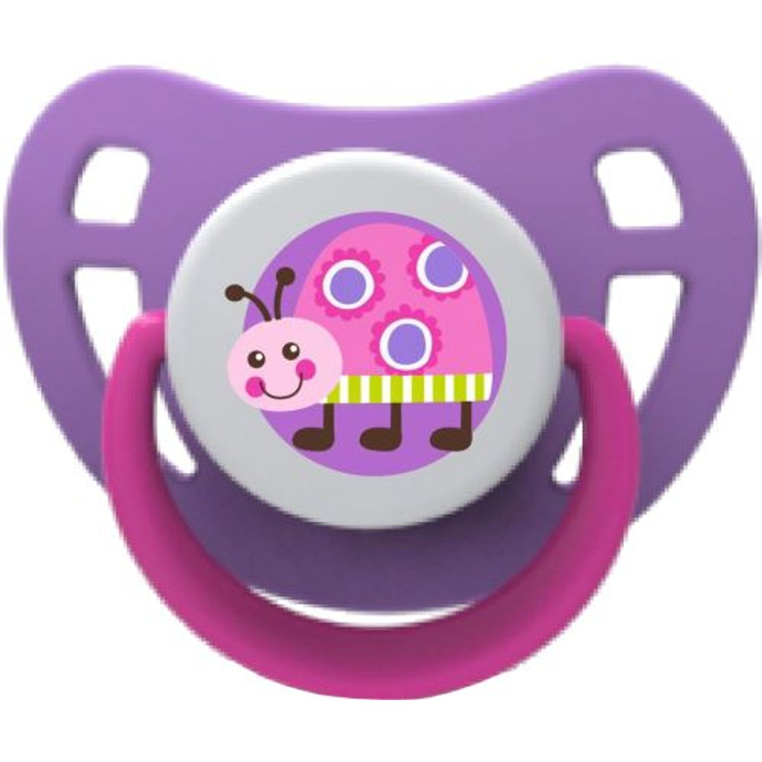 Suzeta silicon fete animale, 6L+, Primii Pasi, R0315 mov fotografia produsului