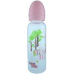 Biberon Primii Pasi decorat, 250 ml, Roz fotografia produsului