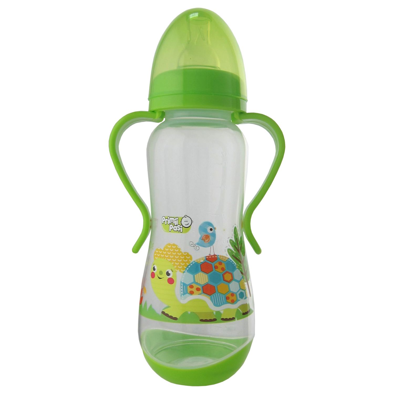 Biberon cu manere 250ml, Primii Pasi, R0130 verde fotografia produsului