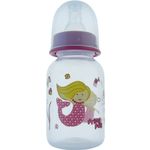 Biberon decorat 125ml, R0111 sirena, Primii Pasi fotografia produsului