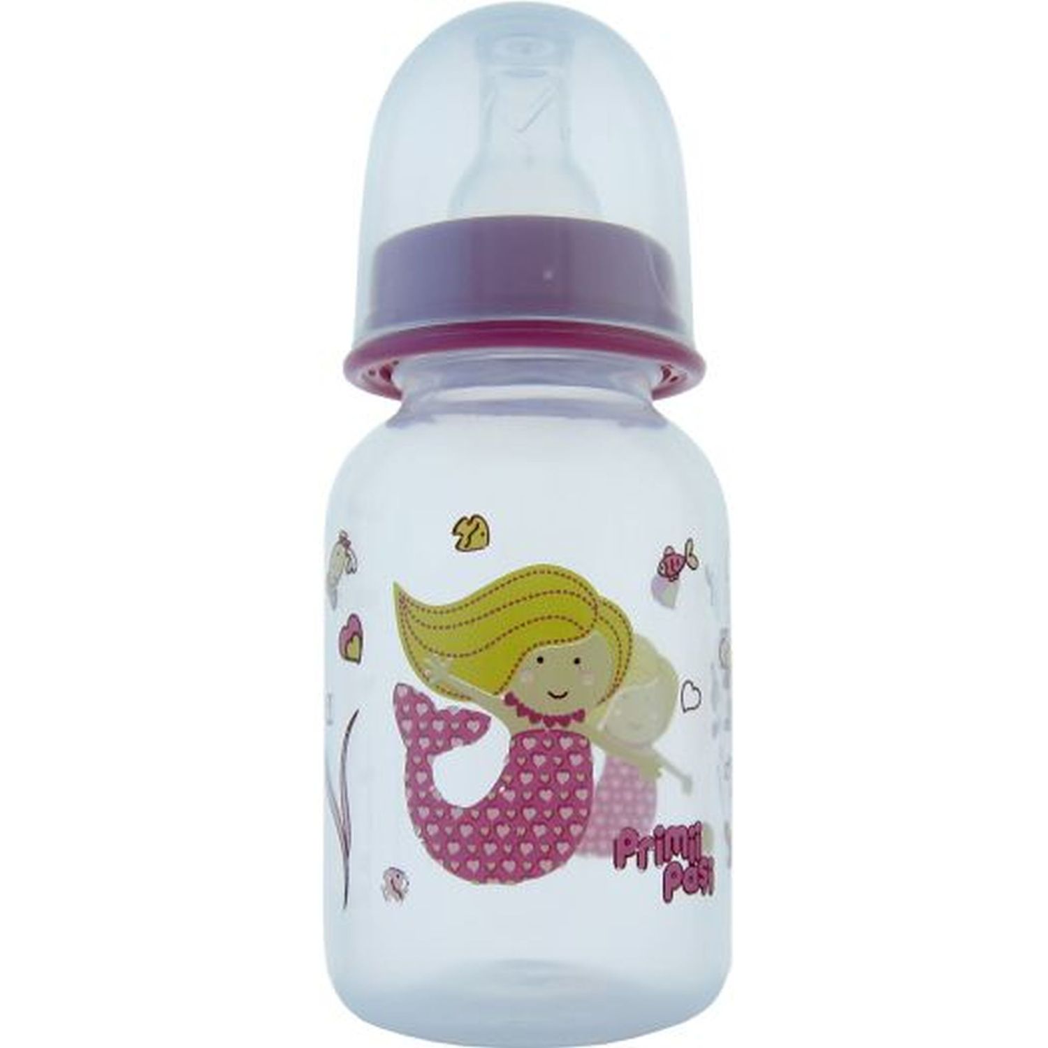 Biberon decorat 125ml, R0111 sirena, Primii Pasi fotografia produsului