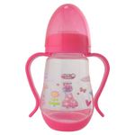 Biberon cu manere 150ml, Primii Pasi, R0131 roz fotografia produsului