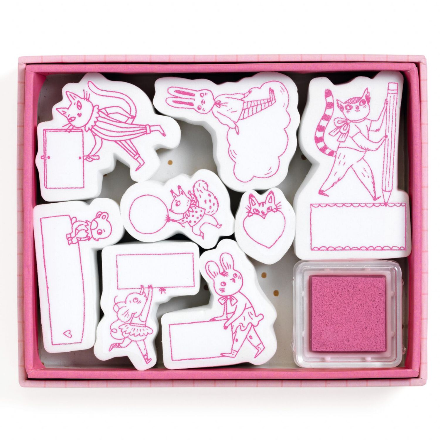 Set stampile mesaje animale Djeco fotografia produsului View 2 L