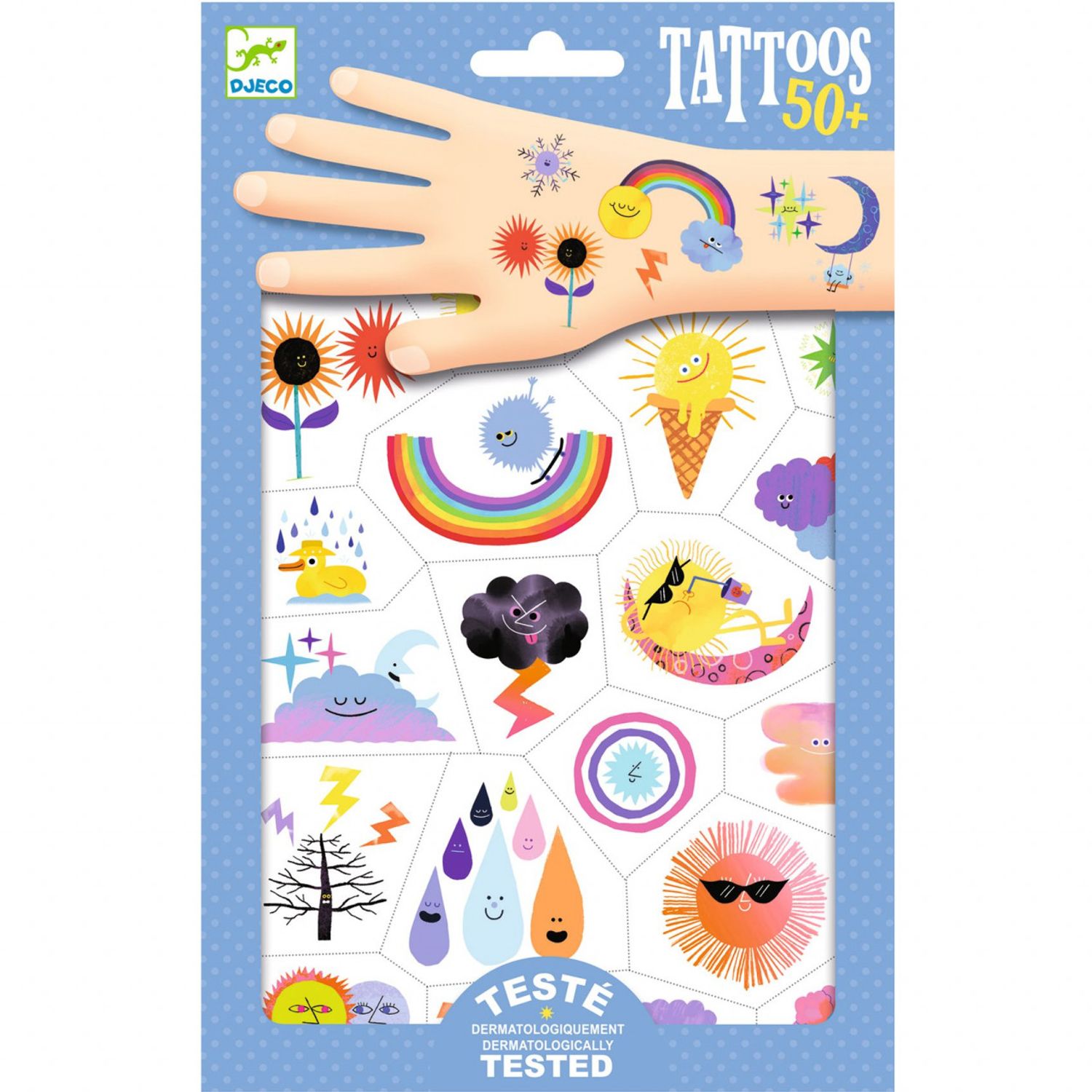 Tatuaje Djeco Emoji Meteo fotografia produsului