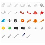 Set constructie - Robotel cu roti fotografia produsului