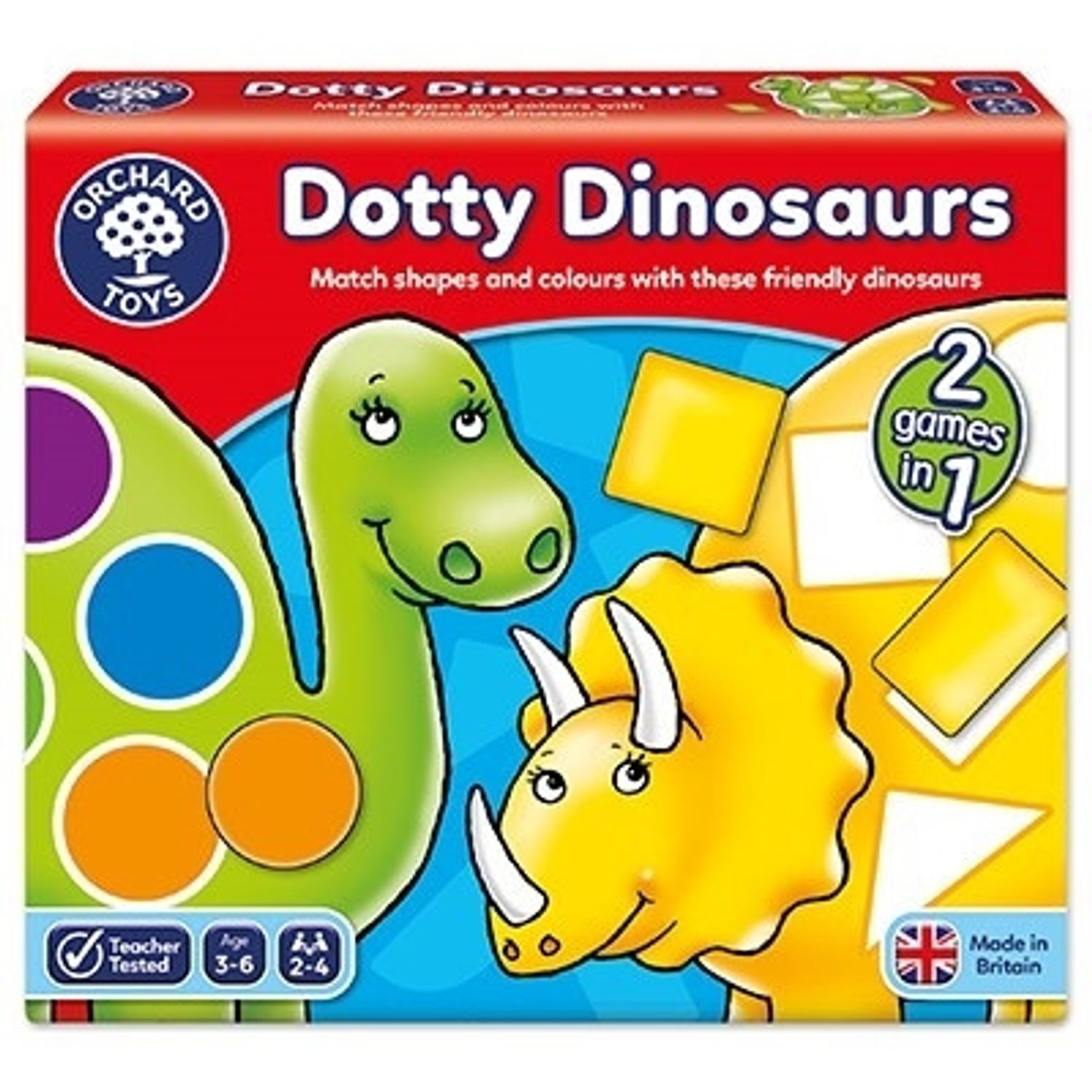 Joc educativ Dinozaurii cu pete DOTTY DINOSAURS fotografia produsului
