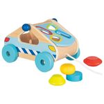 Masinuta din lemn cu forme de sortat - Set educativ fotografia produsului View 4 S