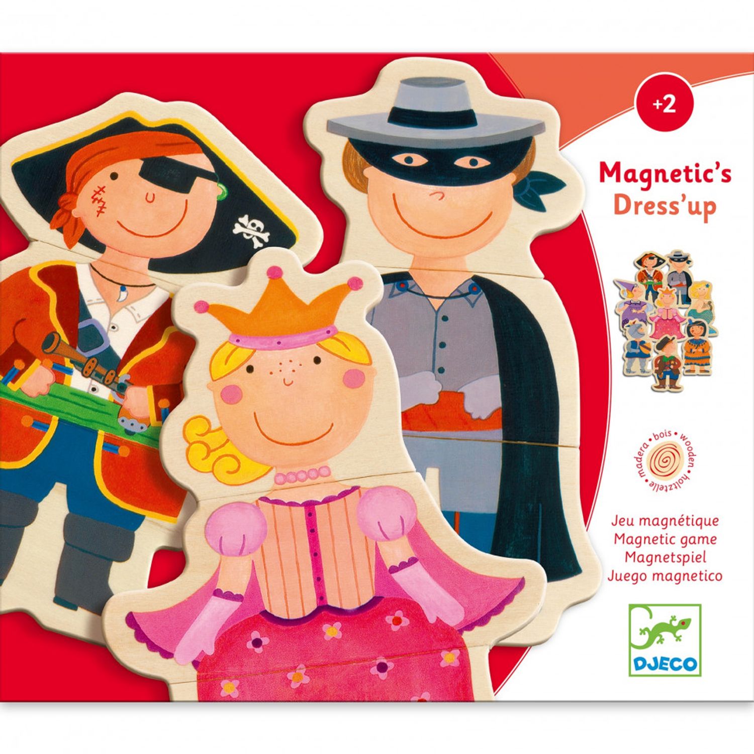 Joc cu magneti Djeco Carnaval fotografia produsului View 4 L