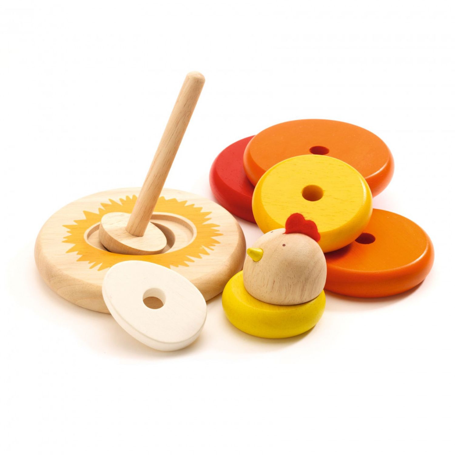 Turn Montessori Djeco Gaina fotografia produsului View 2 L