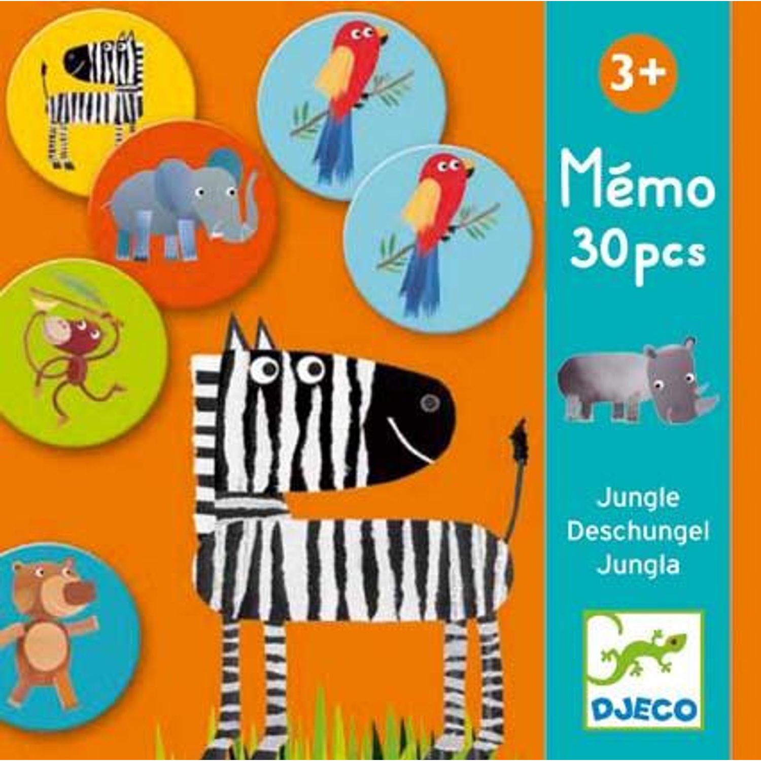 Joc memorie Djeco animale din jungla fotografia produsului