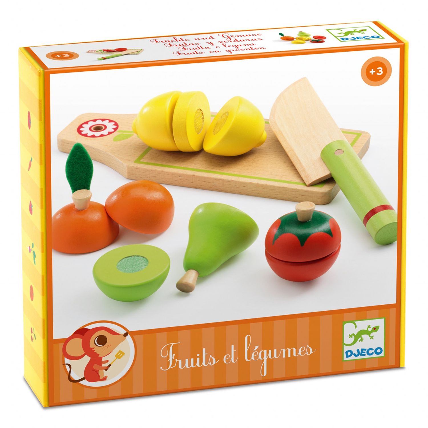 Fructe si legume de feliat Djeco fotografia produsului View 4 L
