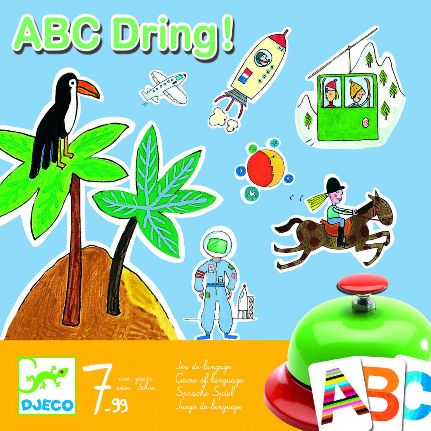 Joc de societate abecedar - ABC dring Djeco fotografia produsului