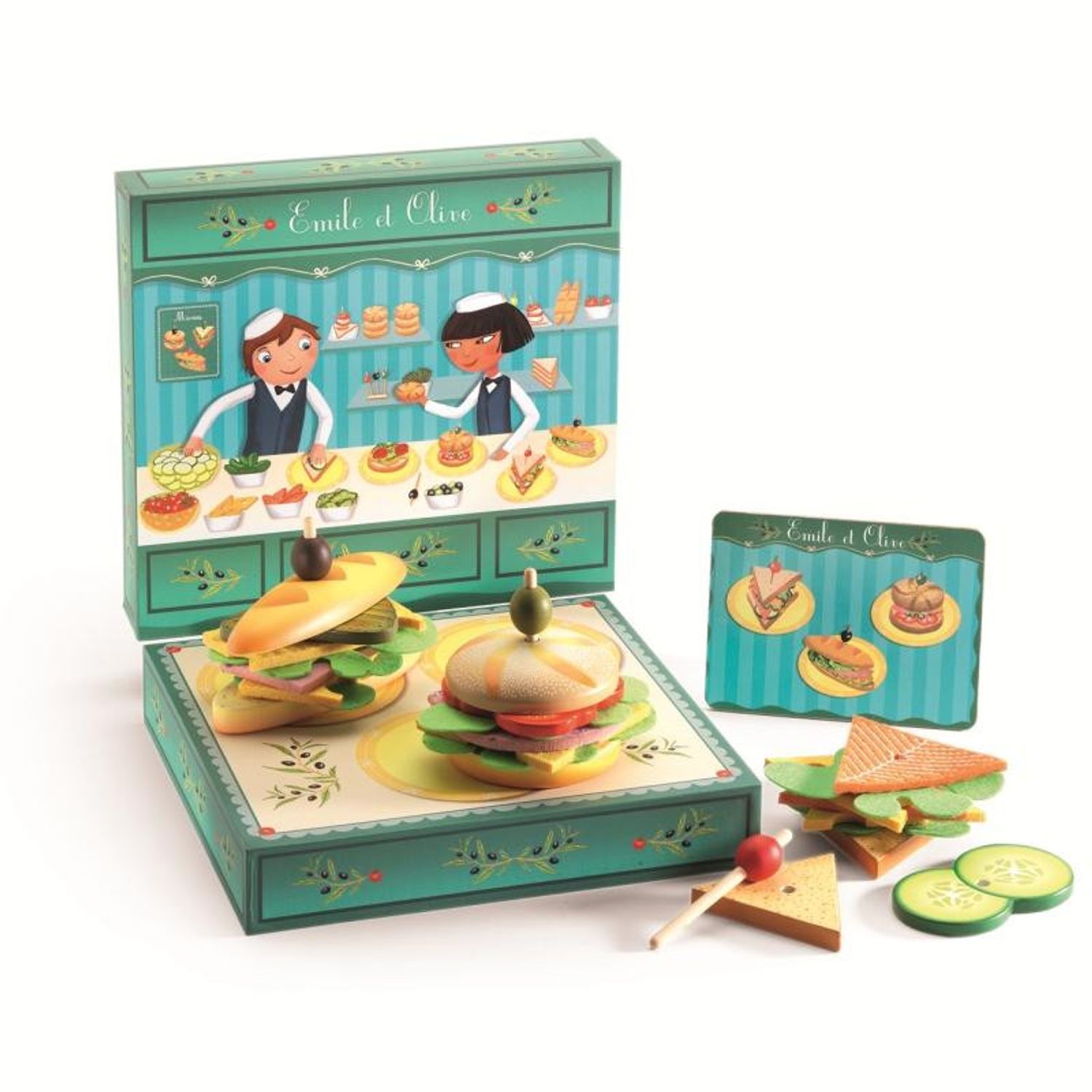 Set confectionat sandvisuri copii Djeco fotografia produsului