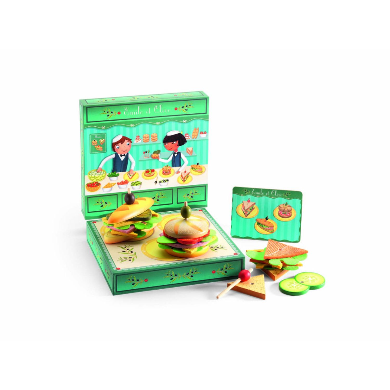 Set confectionat sandvisuri copii Djeco fotografia produsului View 3 L