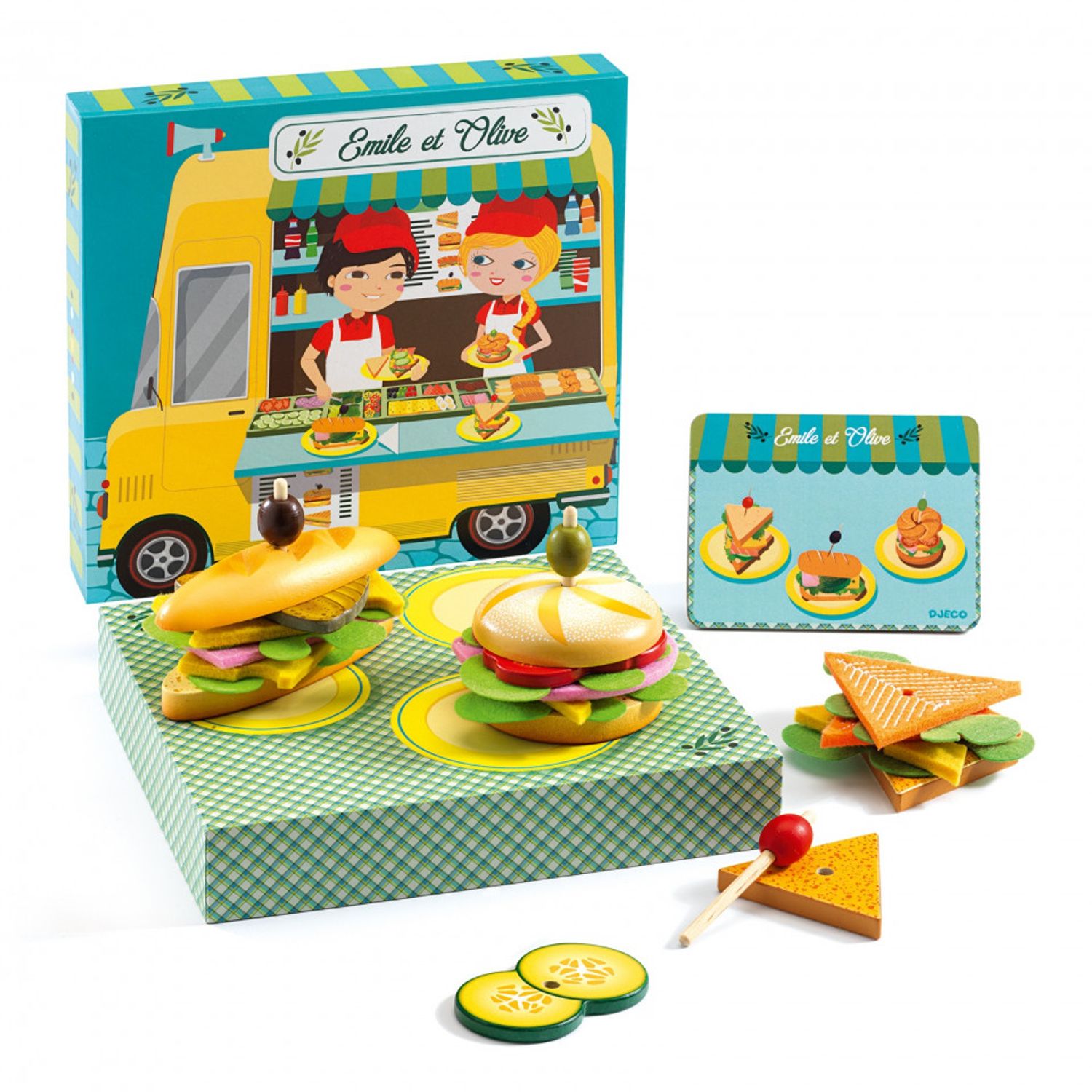 Set confectionat sandvisuri copii Djeco fotografia produsului View 4 L