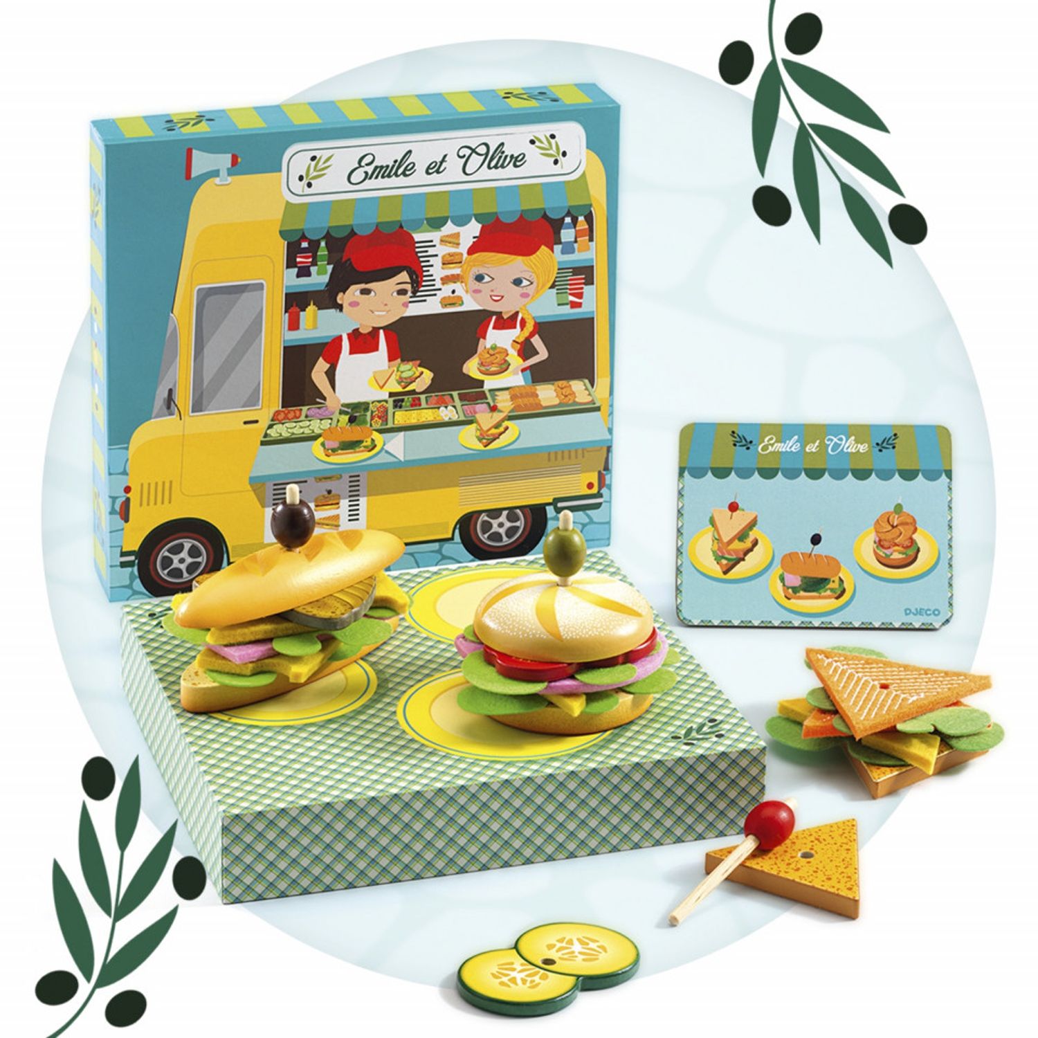 Set confectionat sandvisuri copii Djeco fotografia produsului View 8 L