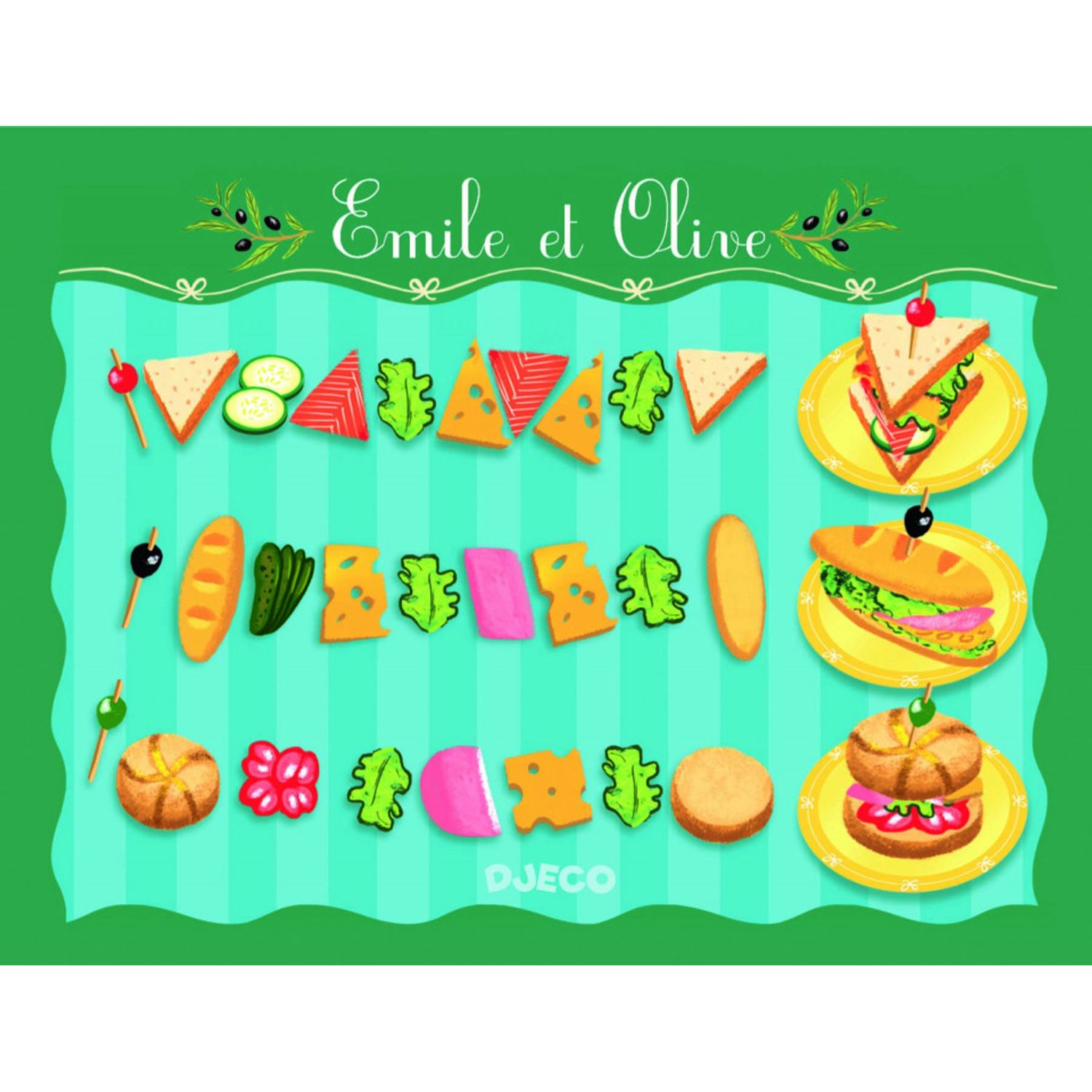 Set confectionat sandvisuri copii Djeco fotografia produsului View 2 L