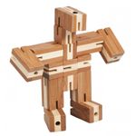 Joc logic puzzle 3D din bambus Flexi-cub, Fr_17519 fotografia produsului View 2 S